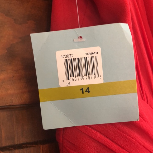 Suzy Chin, size 14, tomato-red color - Picture 4 of 4